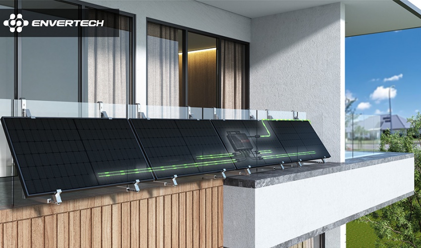 Micro-omvormer van Envertech maakt balkon-PV-systeem aantrekkelijker